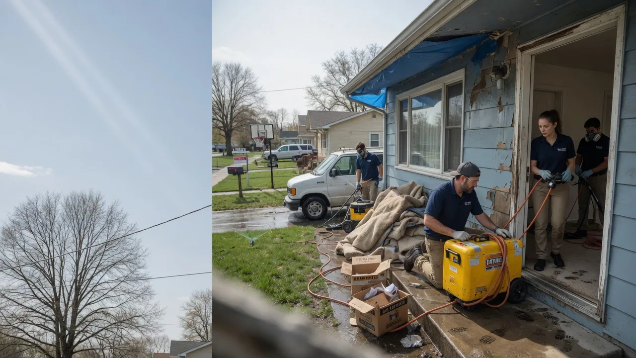Basement Flood Cleanup in Four States, WV near me